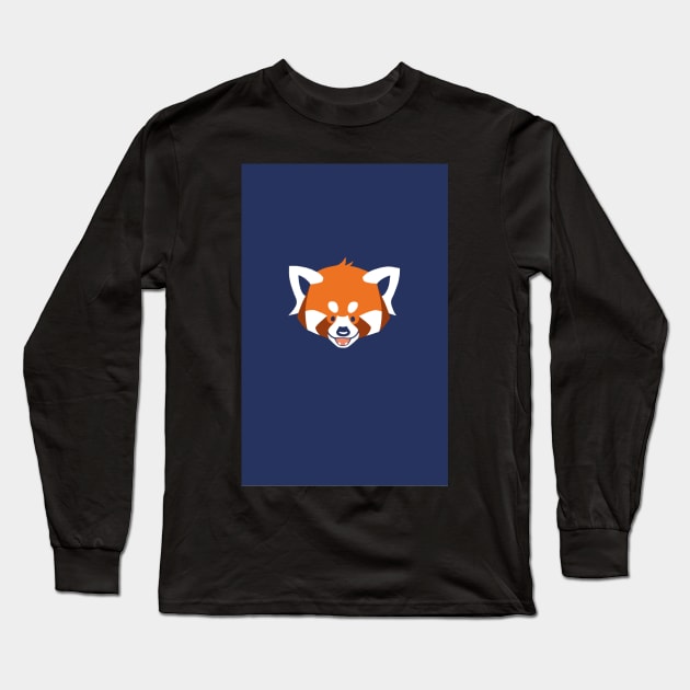 Red Panda Long Sleeve T-Shirt by HenriekeG